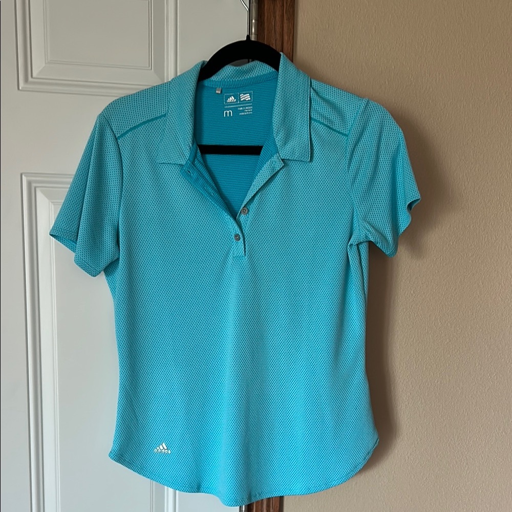 Adidas Women's Blue Polo Shirt